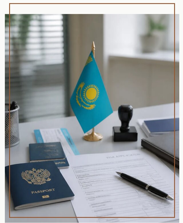 Оформление визы в Казахстан для поездки и работы в Южном-Сахалинске