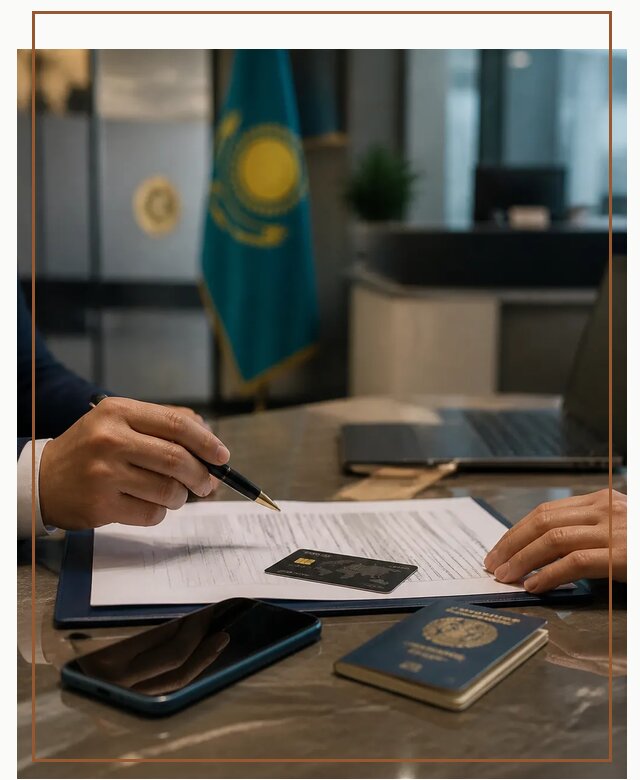 Открытие счета и банковской карты в Казахстане в Южном-Сахалинске